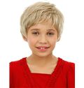 Lastest Trend Short Blonde 100% Indian Remy Hair Kids Wigs 6 Inch (15.24 cm)