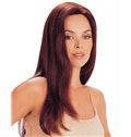 New Glamourous Full Lace Medium Straight Red Remy Hair Wig