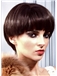 New Short Straight Brown 10 Inch Human Hair Wigs