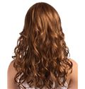 Noble Full Lace Medium Wavy Brown Remy Hair Wig