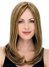 Online Wigs Lace Front Medium Wavy Blonde Remy Hair Wig
