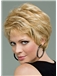 Special Cool Full Lace Short Wavy Blonde Top Quality Human Hair Wig