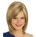The Fresh Full Lace Medium Straight Blonde Remy Hair Wig