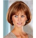 The Fresh Short Wavy Red 10 Inch Remy Human Hair Wigs