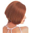 Wonderful Full Lace Short Wavy Red Remy Hair Wig