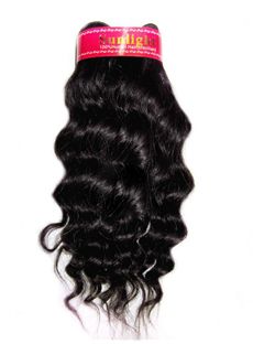 Curly 12'-30' Natural Black Brazilian Hair Extensions