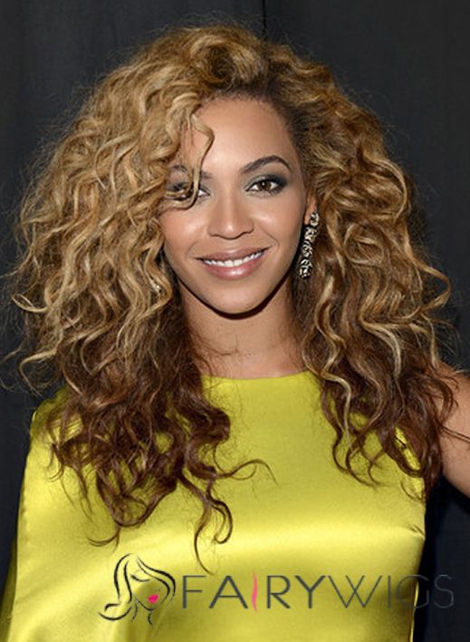 Amazing Lace Front Medium Wavy Beyonce Knowles' Human Hair Wig