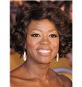 Admirable Viola Davis Hairstyle Short Wavy Full Lace 100% Human Hair Wigs for Black Women