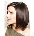 Bouncy Short Straight Full Lace 100% Indian Remy Hair Bob Wigs