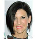 Jessica Seinfeld Hairstyle Short Straight Full Lace Bob Wigs