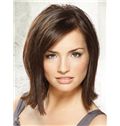 Charming Short Straight Full Lace 100% Indian Remy Hair Bob Wigs