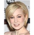 Kellie Pickler Hairstyle Short Straight Full Lace Human Hair Bob Wigs