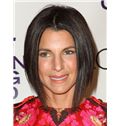 Jessica Seinfeld Hairstyle Short Straight Full Lace Human Hair Bob Wigs