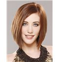 Perfect Short Straight Lace Front Indian Remy Hair Bob Wigs