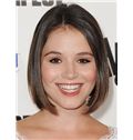 Kether Donohue Hairstyle Short Straight Lace Front Human Hair Bob Wigs