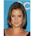 Ashley Williams Hairstyle Short Straight Lace Front Human Hair Bob Wigs