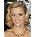 Reese Witherspoon Hairstyle Short Wavy Lace Front Human Hair Bob Wigs