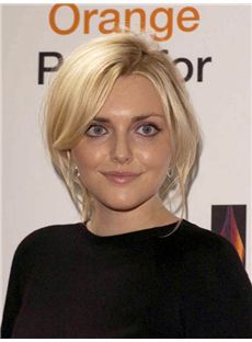 Exquisite Sophie Dahl Short Straight Full Lace Human Hair Wigs