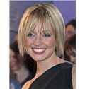 Elize du Toit Hairstyle Short Straight Capless Remy Hair Wigs