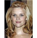High Reese Witherspoon Hairstyle Medium Wavy Full Lace Human Wigs