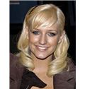 Incredible Ashlee Simpson Hairstyle Medium Wavy Full Lace Remy Human Wigs 