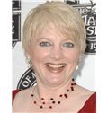 Alison Arngrim Hairstyle Short Straight Full Lace Human Wigs
