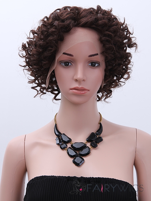 Exquisitely Michelle Bernstein Hairstyle Short Curly Full Lace 100% Human Wigs for Black Women for Black Women