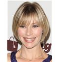 Graceful Meredith Monroe Short Straight Full Lace Human Hair Wigs
