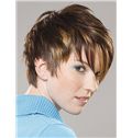 Perfect Short Straight Capless Real Human Hair Wigs