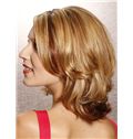 Jamie Pressly Hairstyle Short Wavy Full Lace Remy Hair Wigs