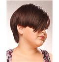 Superb Short Straight Full Lace Human Hair Wigs