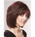 Superior Short Straight Capless Remy Hair Wigs