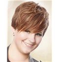 Bouncy Short Straight Full Lace 100% Human Hair Wigs