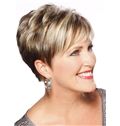Straight Capless Short Remy Hair Wigs