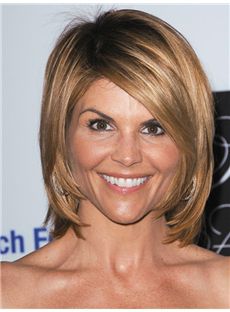 Good Short Straight Full Lace Real Human Hair Wigs