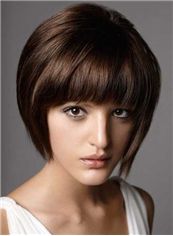 Popular Short Straight Capless Synthetic Wigs 