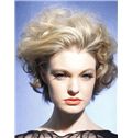 Trendy Short Wavy Full Lace Remy Hair Wigs