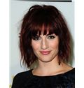 Glossary Short Wavy Capless Remy Hair Wigs