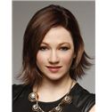 Mercedes Renard Hairstyle Short Wavy Full Lace Remy Hair Wigs