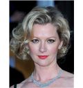 Pretty Jessica Lange Hairstyle Short Wavy Full Lace Human Wigs
