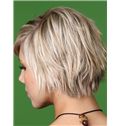 Tantalizing Short Straight Capless Remy Hair Wigs