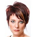 Worthwhile Short Straight Capless Real Human Hair Wigs