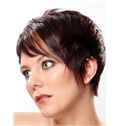 Worthwhile Short Straight Capless Real Human Hair Wigs