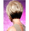 Alluring Short Straight Full Lace 100% Human Hair Wigs