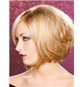 Comely Short Straight Full Lace Human Hair Wigs