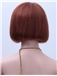 Designed Short Straight Capless Human Hair Wigs