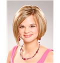 Excellent Short Straight Full Lace Real Human Hair Wigs