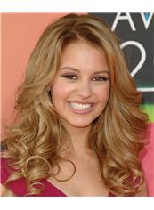 18 Inch Wavy Blonde Gage Golightly Full Lace Wigs