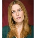 18 Inch Straight Gillian Anderson Full Lace 100% Human Wigs