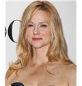 16 Inch Wavy Laura Linney Lace Front Human Wigs